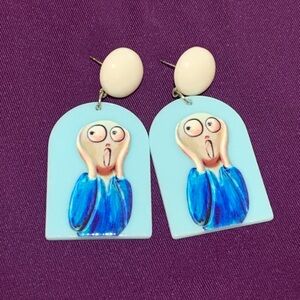 🥶5/$18 - Funky Art Earrings